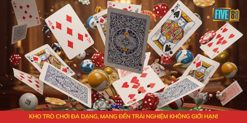 Kho trò chơi đa dạng, mang đến trải  nghiệm không giới hạn!
