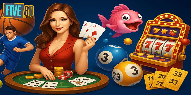 Kho trò chơi đa dạng, từ cá cược đến casino và game giải trí hấp dẫn