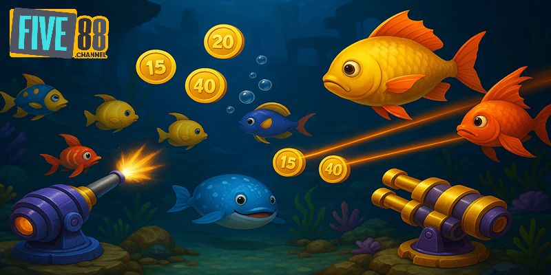 Áp dụng kinh nghiệm từ cao thủ FIVE88 để chiến thắng bắn cá tiên