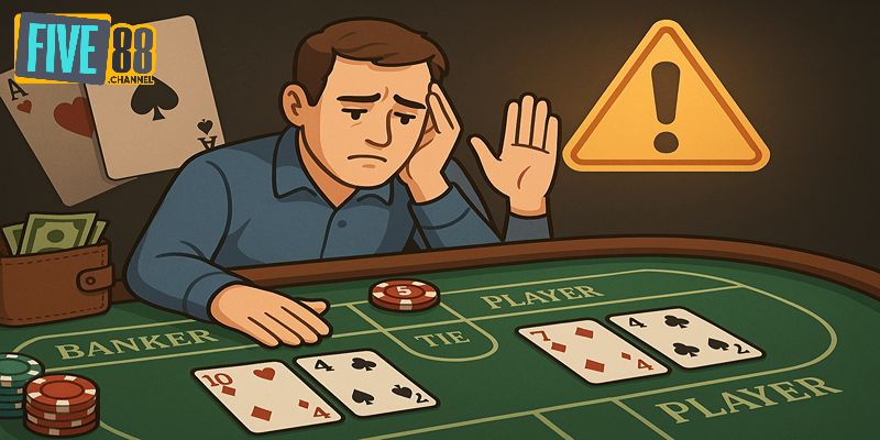Những lưu ý quan trọng khi áp dụng chiến lược Baccarat từ FIVE88