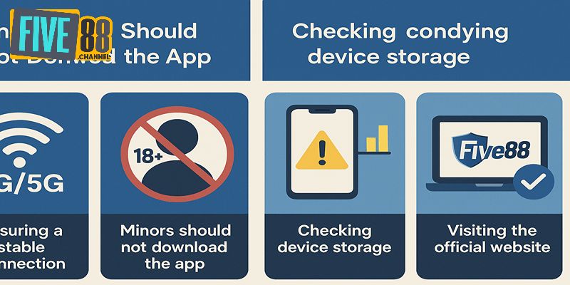 Những lưu ý quan trọng khi tải app Five88 để đảm bảo trải nghiệm suôn sẻ